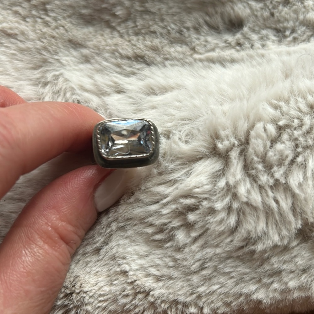 Pre-loved Silpada crystal Ring -7
